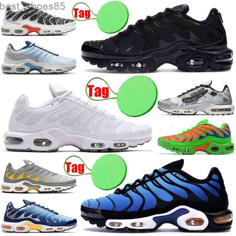 

With Tag tn plus se men shoes triple black white Crater Psychic Blue Tiffany mens trainers sports sneakers, Shipping