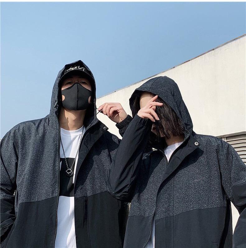 

Men's Trench Coats Autumn Coat Cardigan For Men, Black
