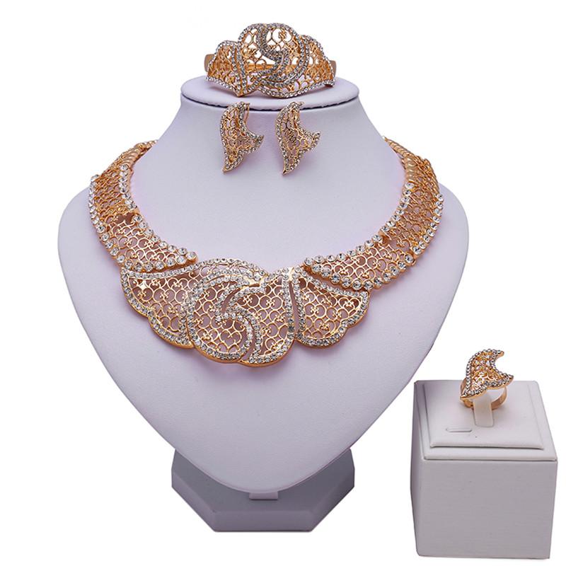 

Earrings & Necklace ZuoDi Nigerian Wedding Woman Accessories Jewelry Set Wholesale Italian Bridal Dubai Gold Design, Silver