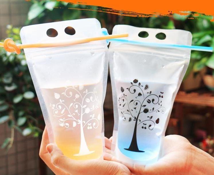 

1000pcs Transparent Self-sealed Plastic Beverage Bag Diy Drinkware Drinking Bag Fruit Juice Food Storage Bag Wholesale