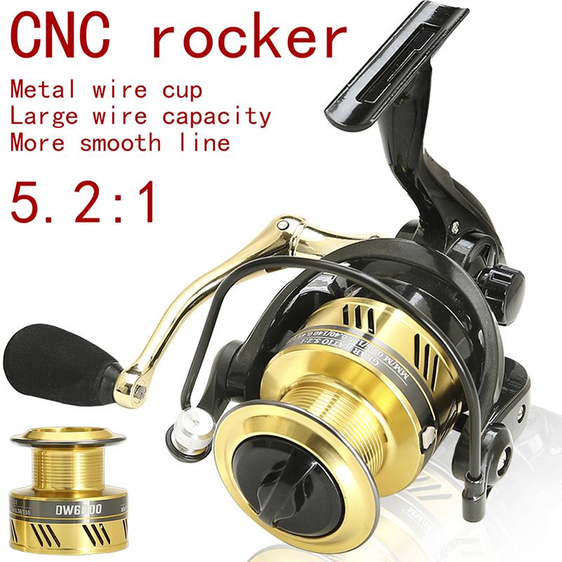 

5.2:1 High Speed Metal Spool Spinning Reel Fishing Max Drag 10kg Baitcasting Reels