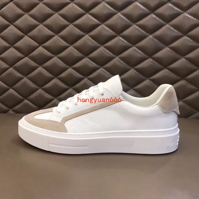 

2021 new high quality men's casual shoes men's fashion leather sneakers daily casual shoes embroidered pattern, Black
