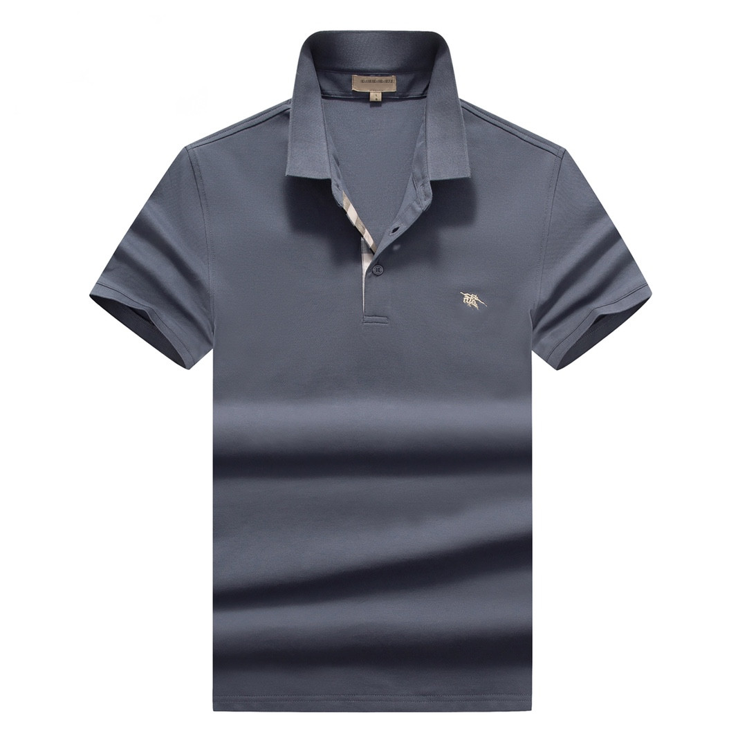 

2021 Men's new style embroidery summer luxury brand polo menswear designer pure cotton polo fashion British solid color breathable lapel short sleeve side M-3xl A66, Beige