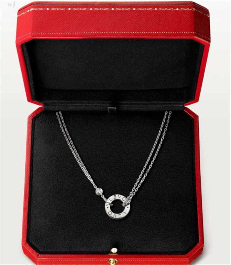 

Love Necklace Rose Gold Luxury Designer Womens Mens Gift with High Quality Fashion Designers Bracelets