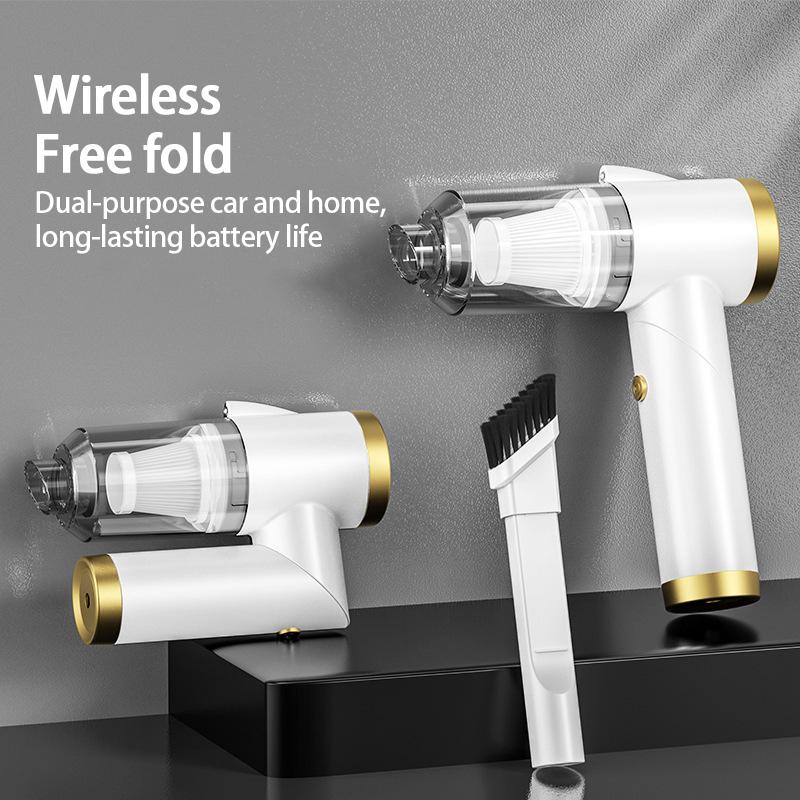 

Car Organizer 9000Pa Vacuum Cleaner Wireless Mini Cleaning Handheld Vacum 4000mAh 120W LED Light For Folding