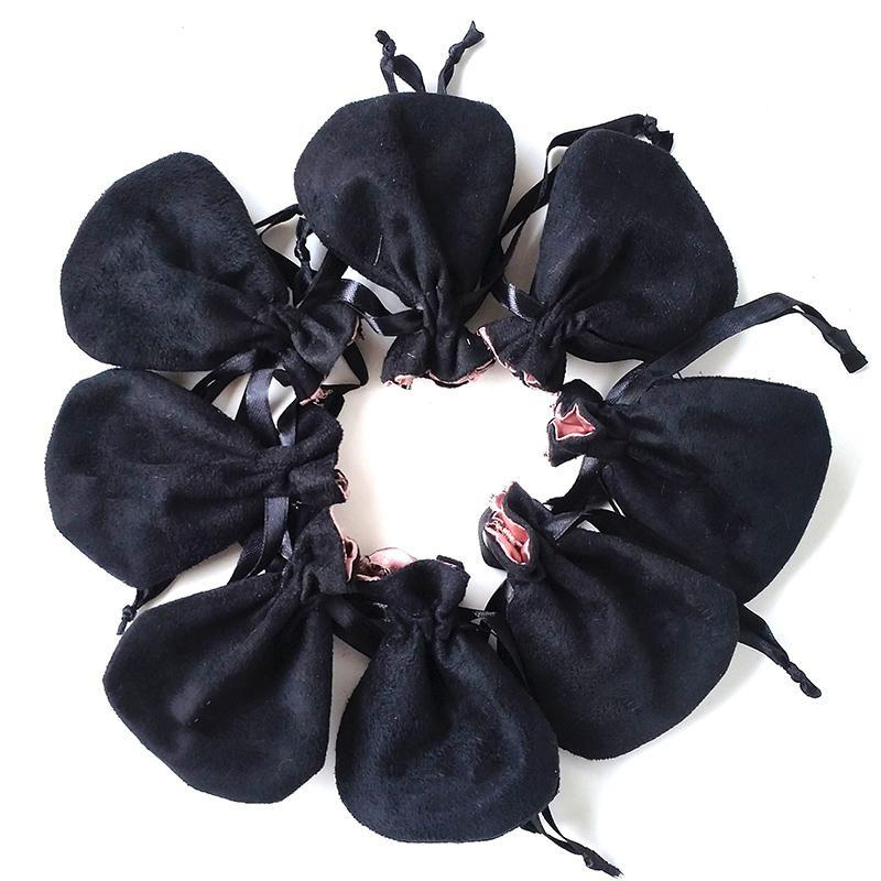 

jewelry pouches, bags black velvet fits european pandora style beads charms and bracelets necklaces fashion pendant pouches g3lf xz8t, Pink;blue