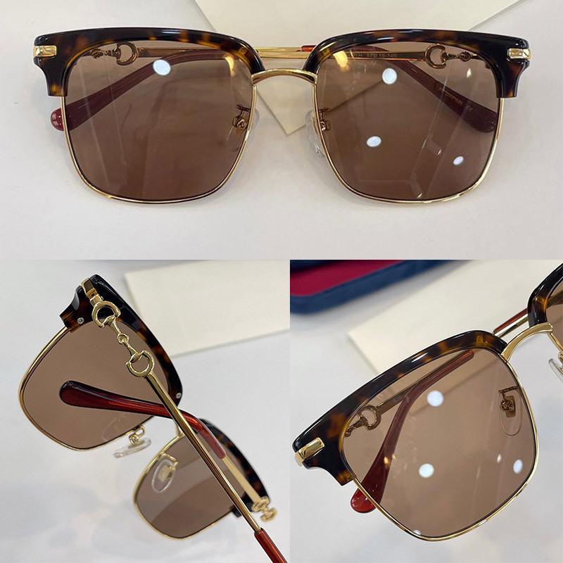 

0918 Fashion Summer style Multicolor Sunglasses UV 400 Protection for men and Women Vintage square metal Full Frame Top Quality Come With Case classic eyeglasse