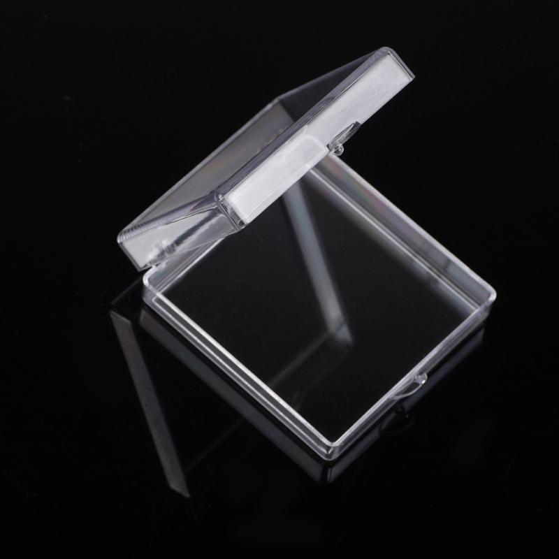 

Nail Art Kits Empty Acrylic Clear Box Thickened False Gift Packing Transparent Small Hard Container Jewelry Storage