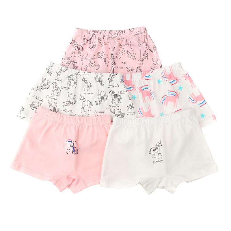 

5pcs/lot 1-8 Yrs Children Girls Cotton Underwear Panty Boxer Baby Kids Lovely Cute Underpants Panties, Camo
