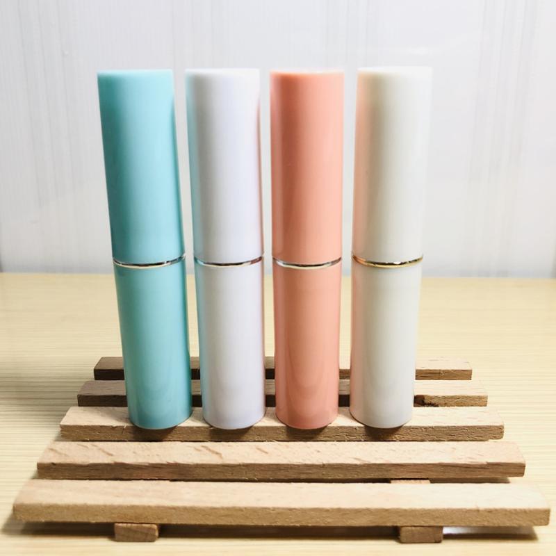 

Storage Bottles & Jars 50/100pcs Slim White Cosmetic Lip Container Directly Filling Bottle Empty Lipstick Tubes DIY Orange Green Makeup