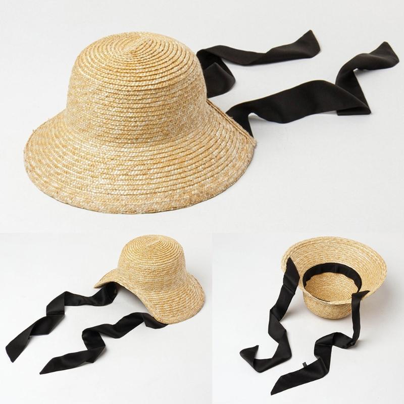 

Caps & Hats U2JF Sun Hat For Children Outdoor Activities Chin Straps Adjust Straw Wide Brim Girls Summer Beach Seashore, Yellow