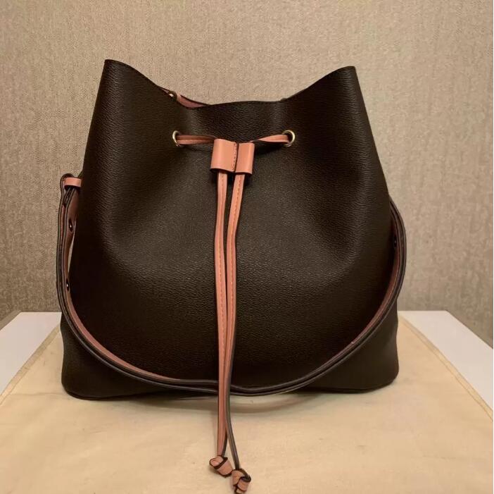 

2022 NEONOE shoulder bags Noe leather bucket bag women famous brands designer Fashion handbags flower printing crossbody purse TWIST 44023