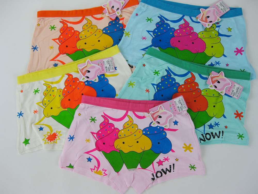 

panties sweet ice cream pants soft and comfortable modal girls' Boxers, Camo