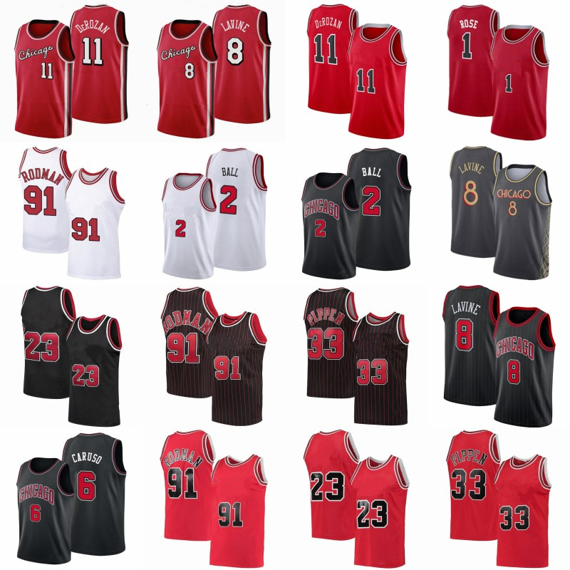 

Zach 8 LaVine Vintage 22 Lonzo 2 Ball Basketball Jerseys 2022 Derrick deMar 11 deRozan alex edition scottie dennis caruso Pippen Rodman Je, My store(lzyhome)
