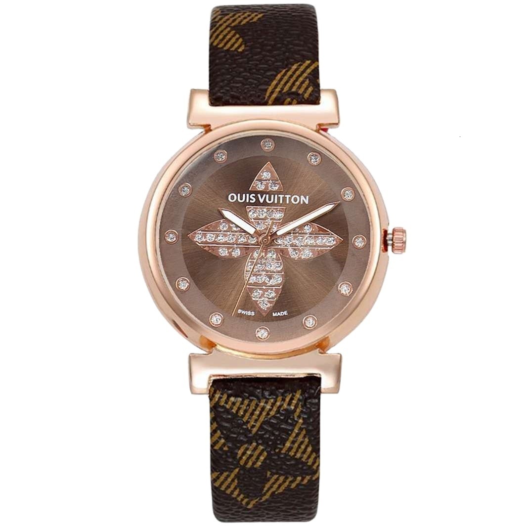 

Korean version simple lady l-belt quartz watch fashion trend personalized women's watch low price gift table, Slivery;brown