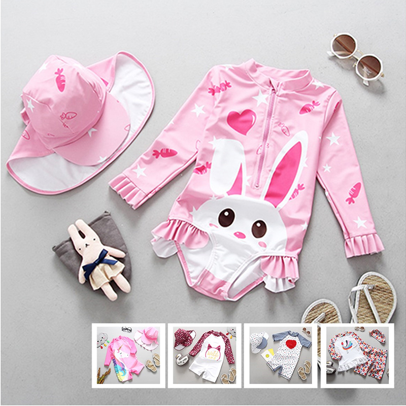 

Girls Swimsuit New 2021 One Piece Girls Swimwear Unicorn Childrens Swimwear Printed Swimming Suits Unicorn 2021 Beachwear CZ900