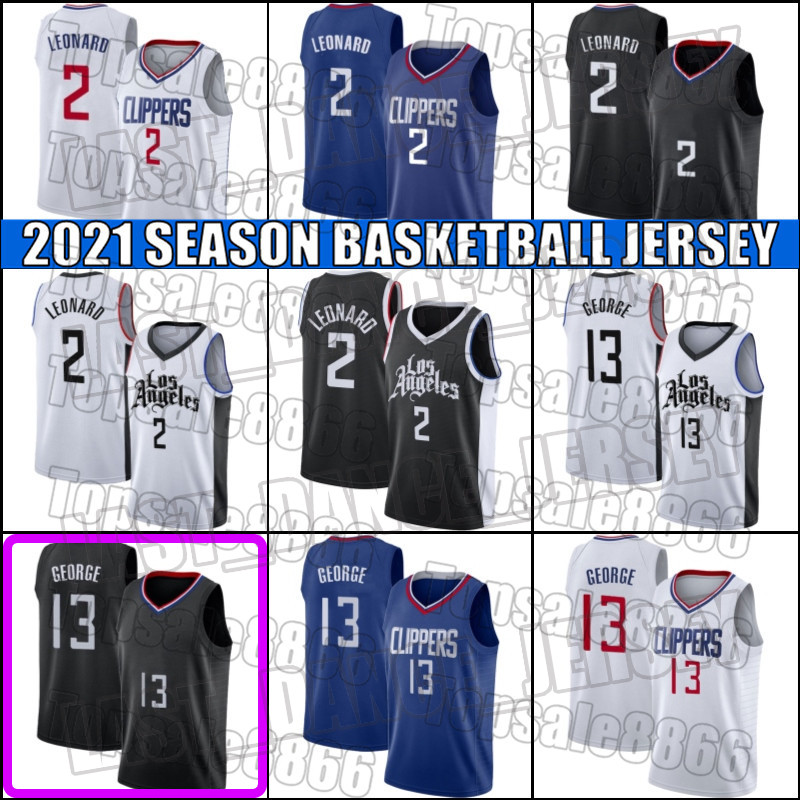 

Los Angeles Clipper Jersey Kawhi 2 Basketball Leonard Jersey Paul 13 George Jerseys City Edition Jersey ns544, Black;red