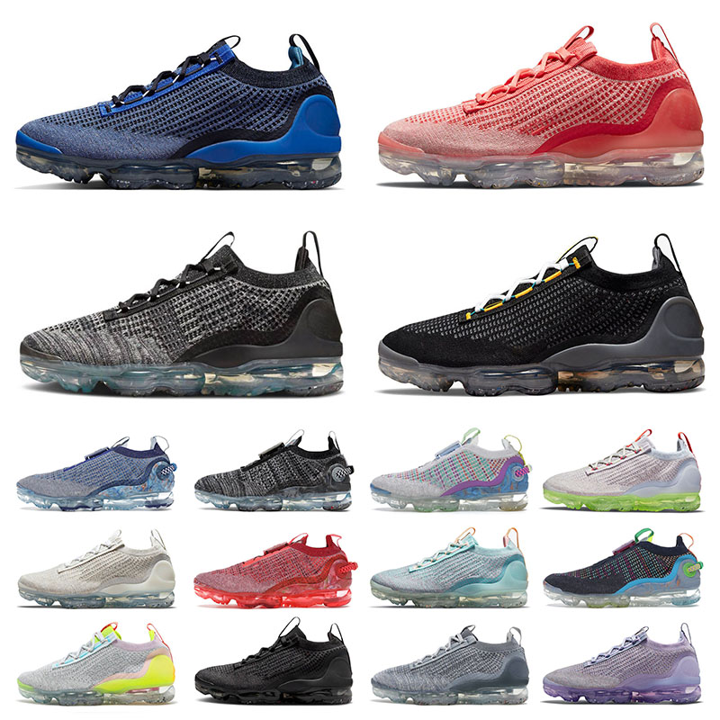 

Flynit 2021 Fly Knit-2020 Designer Running Shoes Mens Womens Triple Black Speckled Stone Blue Dark Grey Obsidian Sports Sneakers Trainers Outdoor Jogging Walking, 36-45 2021 armory blue