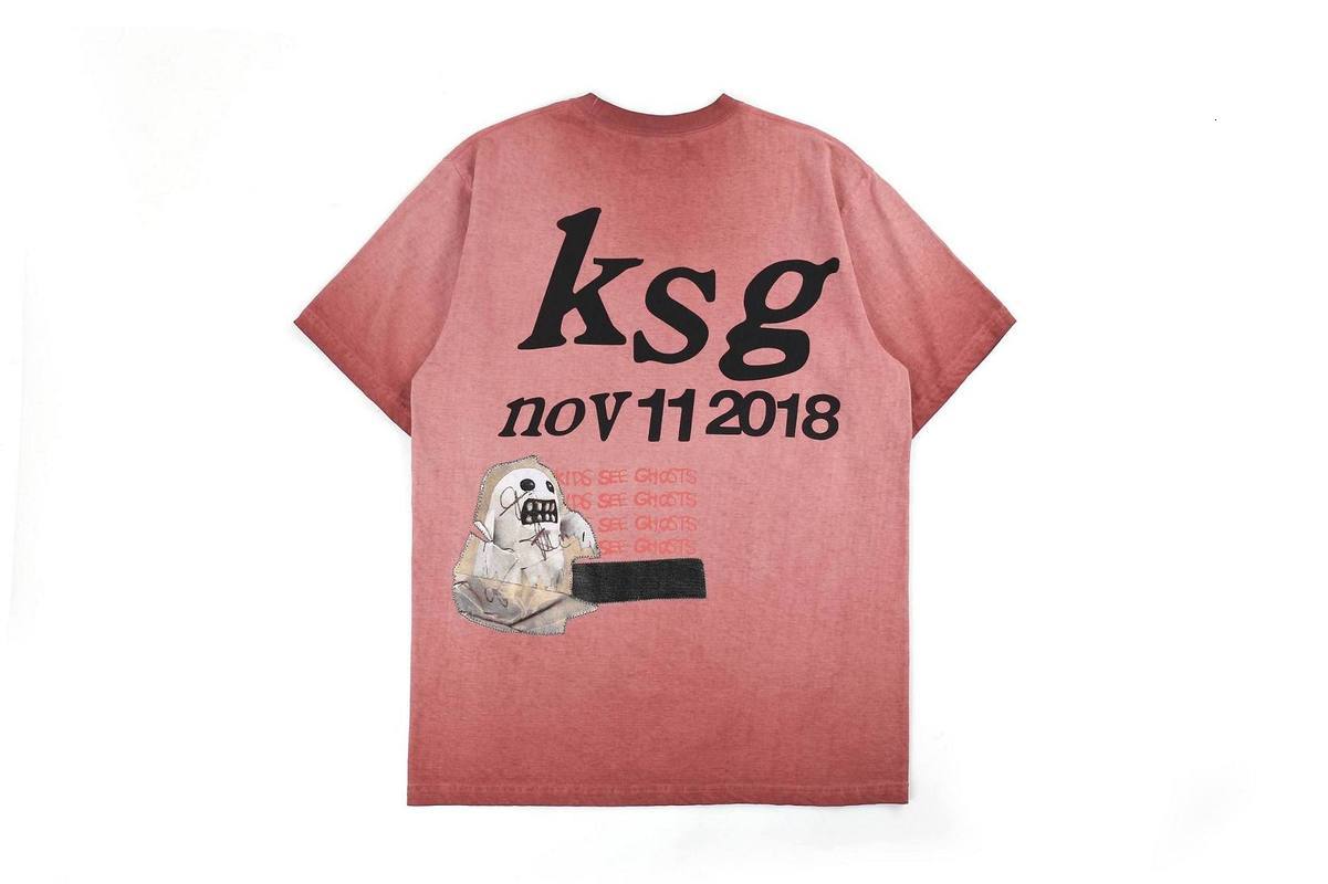 

tee t t-shirt men I see ghosts 1:1 of quality travis scott shirt funny hip kanye astroworld, Khaki1