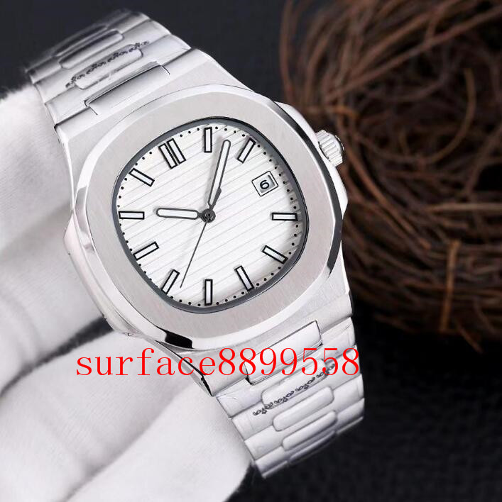 

All stainless steel mens watches automatic movement mechanical watch 40mm case sapphire glass sport wristwatch waterproof high quality clock montre de luxe, Water proof 50m