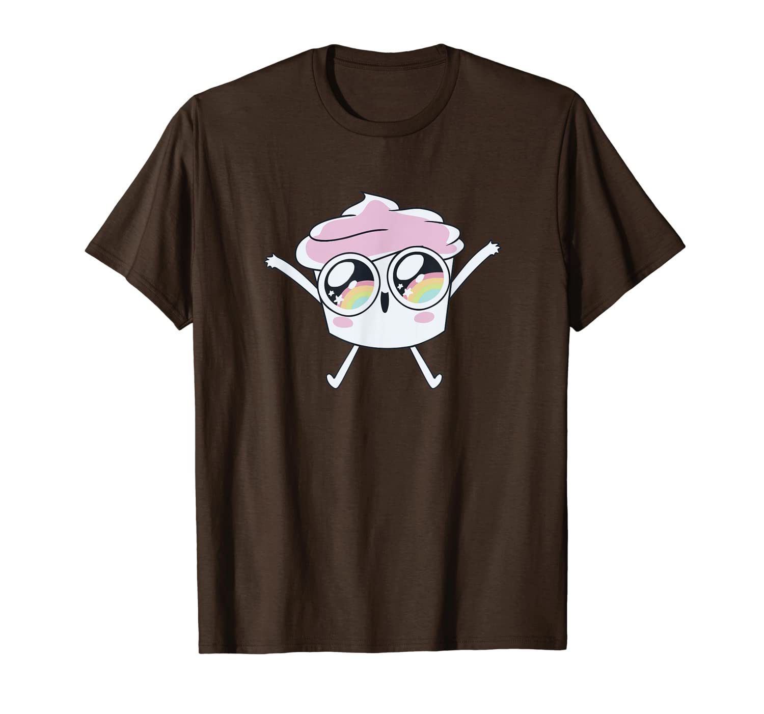 

cute cupcake hug fun food costume gift t-shirt, White;black