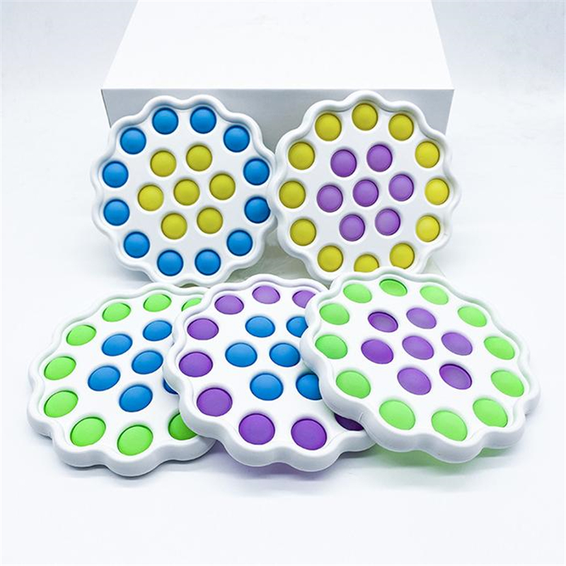 

children's educational silicone toy color rodent pioneer interactive board game decompression toys