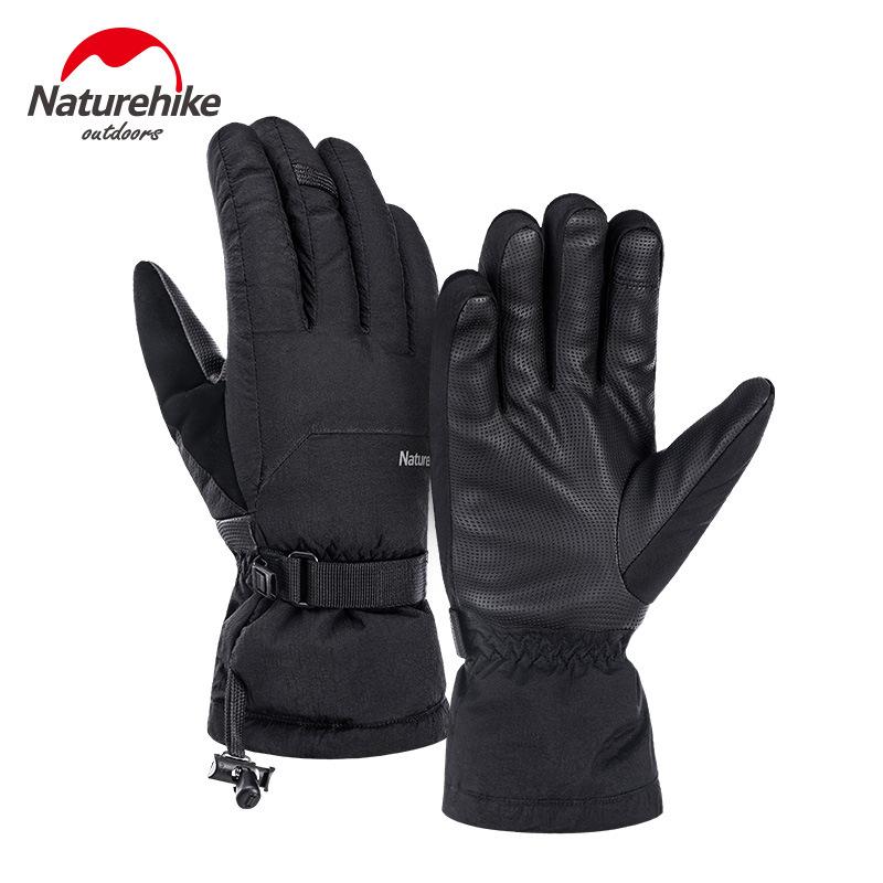 

Sports Gloves Naturehike GL07 Outdoor Camping HIking Waterproof Warm Down Soft Shell Ski Thickened, Black