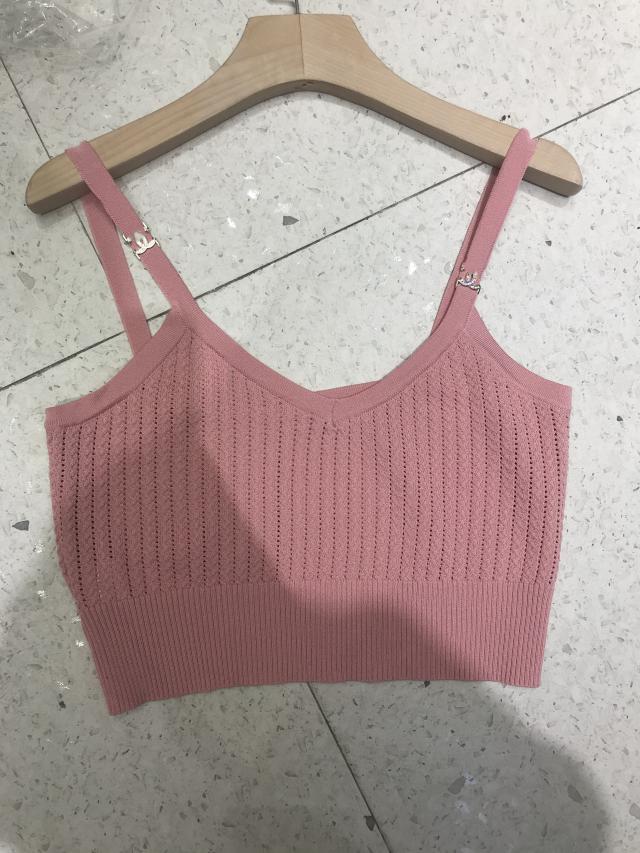 

Small fragrance suspender waistcoat for women's inside and T-shirt for spring 2021, White