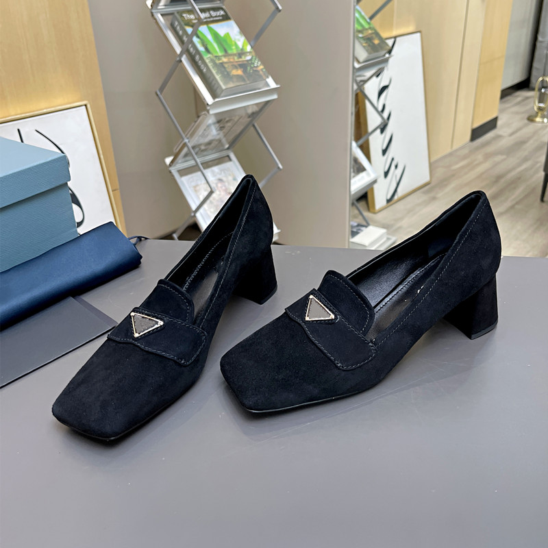 

fashion Luxury Designer shoes 2021 autumn Women's banquet dress shoe Leather sole sneake 5cm high-heeled sling back Top Quality lulu af, Black