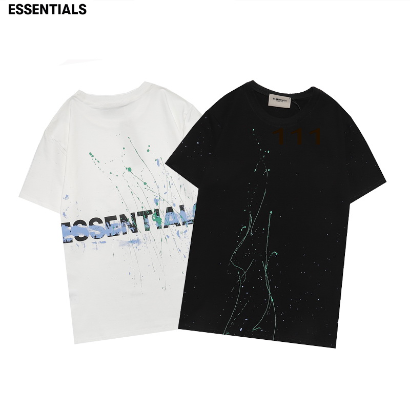 

2021 Spirng Summer Mens T Shirts Men Women Tee Shortsleeve Top Quality Cotton Black White Shirt Breathable High Street Clothing Oversize S-XXL, Silical gel