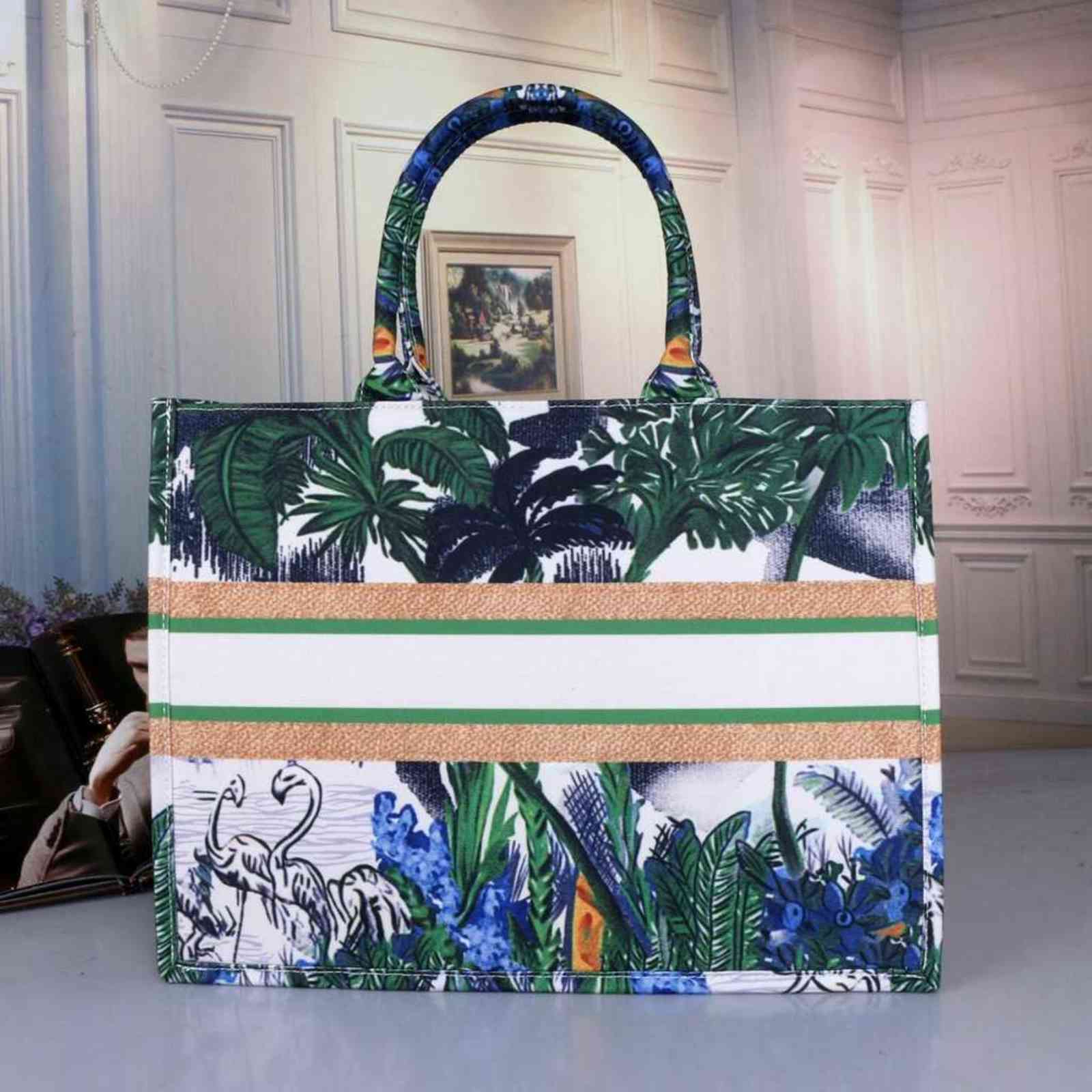 

Women's bag fashion classic large capacity printed portable bag