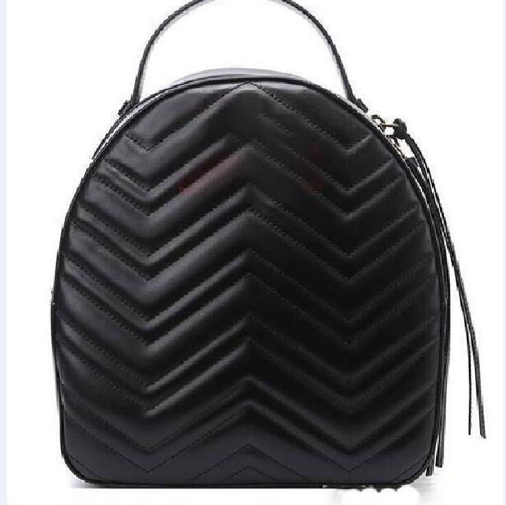 

TOP Quality Black Red 2 colors Fashion bags and Backpacks Pu Leather Women Children School Backpack handbag Springs Lady Travel