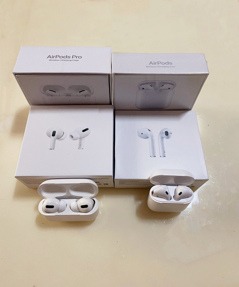 

Air Gen 2/3 TWS same as before Bluetooth Earphones Chip Metal Hinge Wireless Charging Headphones Earbuds Auto Paring headset Valid serial number Rename H1 pro pods asa, White