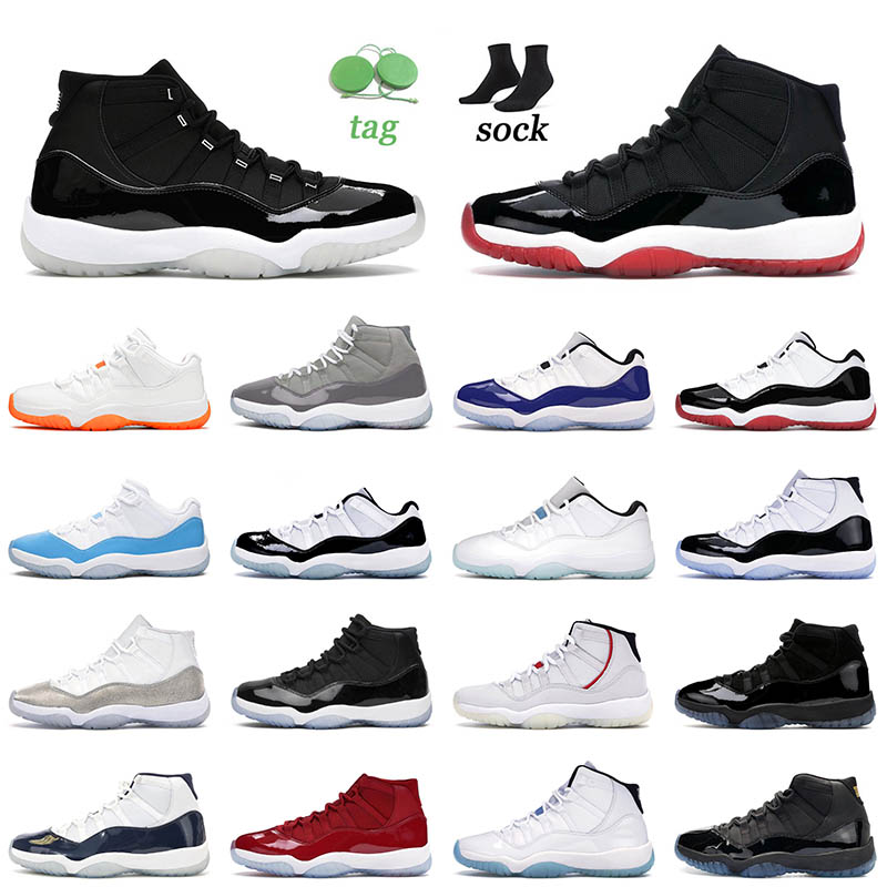 

Top Jumpman 11 11s 25th Anniversary Basketball Shoes Bred Mens Womens Citrus Concord Cap And Gown Trainers Sneakers EUR 36-47