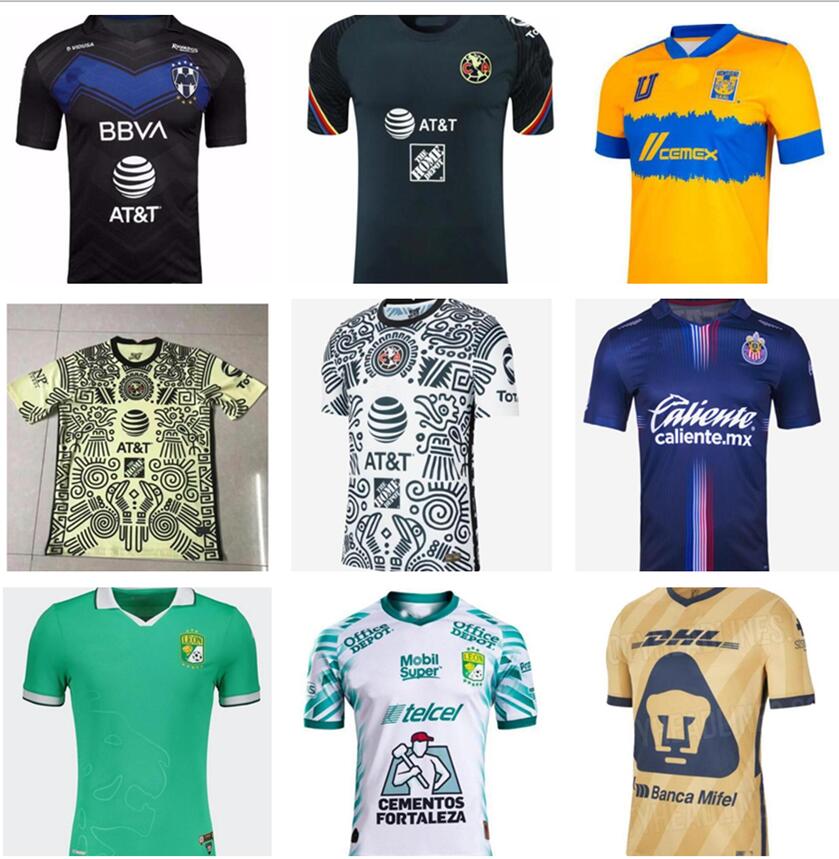 

21-22 Club América away Soccer Jerseys liga mx 2021 GIOVANI HENRY America UNAM Third UAN CASTILLO F.VINAS Mexico Football Shirts