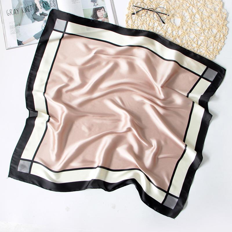 

Bandanas PULATU Classic Dot Scarf For Women Head Bandage Silk-like Cachecol Female Bag Decoration Chiffon
