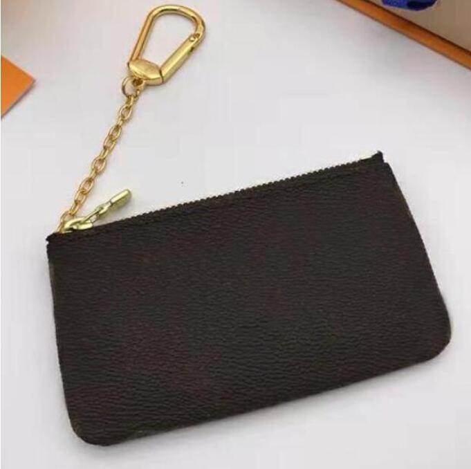 

Coin Purses Keys women bags Pouch Leather Holds 4 Color Fashion Women Key Holder Small Wallets with box, Black plaid