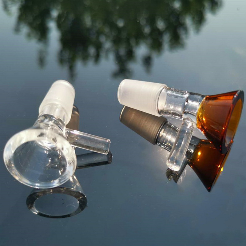 

Transparent glass pipe hookah mouthpiece 14m 19m water smoking accessories
