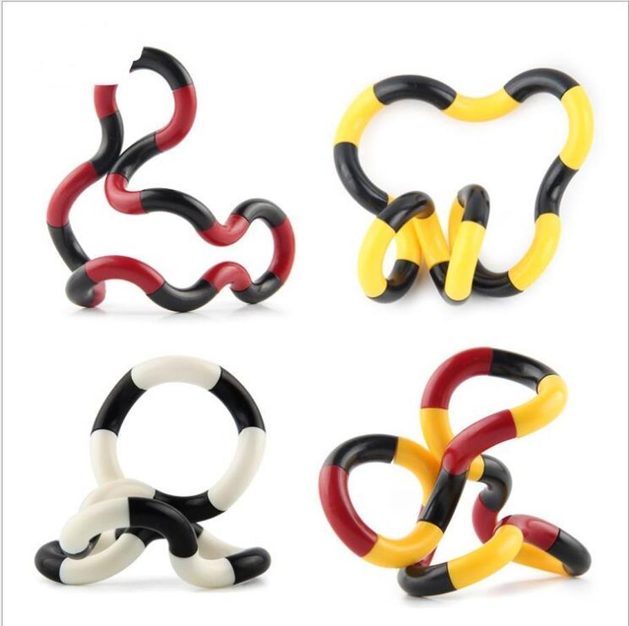 Fidget Fiddle Adult Anti Stress Hand Sensory Decompression Twisted Winding Toys Finger for Kids Autism Dexterity Training Tangle FY9378-image-688673199