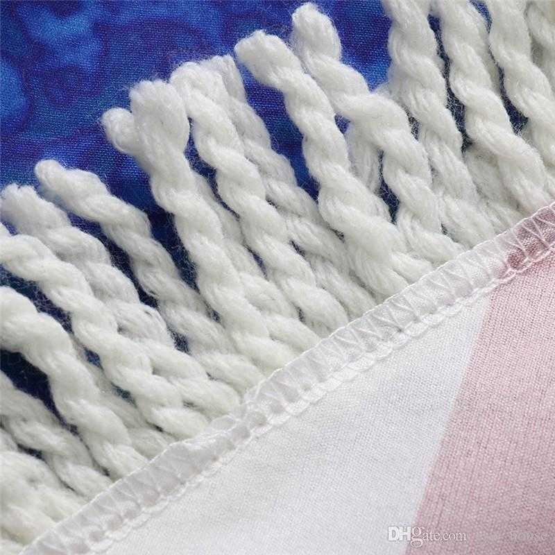 American Flag Pattern Towels Flag Beach Towel UAS Flag Beach Shawl Polyester Yoga Picnic Blankets 150*150cm