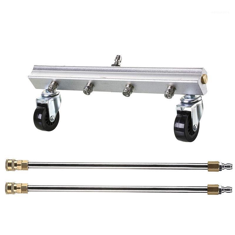 

Car Sponge Pressure Washer Water Broom, 13 Inch Power Cleaner With 2 Pieces 15 Extension Wand Driveway, Sidewalk, Deck, 4