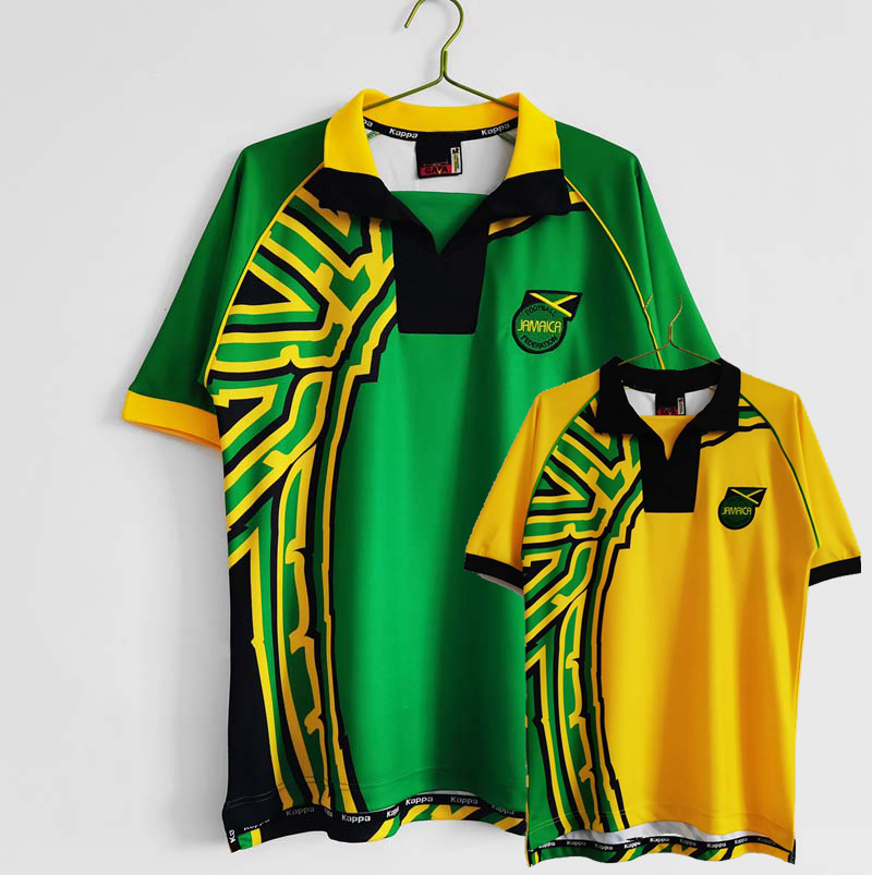 

1998 Jamaica retro soccer jersey 98 Earle Gayle Whitmore Burton Frank Sinclair home away vintage classic football shirt, 1998 away