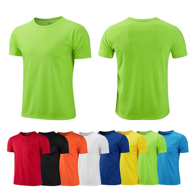 

Men' T-Shirts Quick-drying Round Neck Sport T-shirt Gym Fitness Shirt Trainer Running Men Breathable Sportswear Class Service, Black
