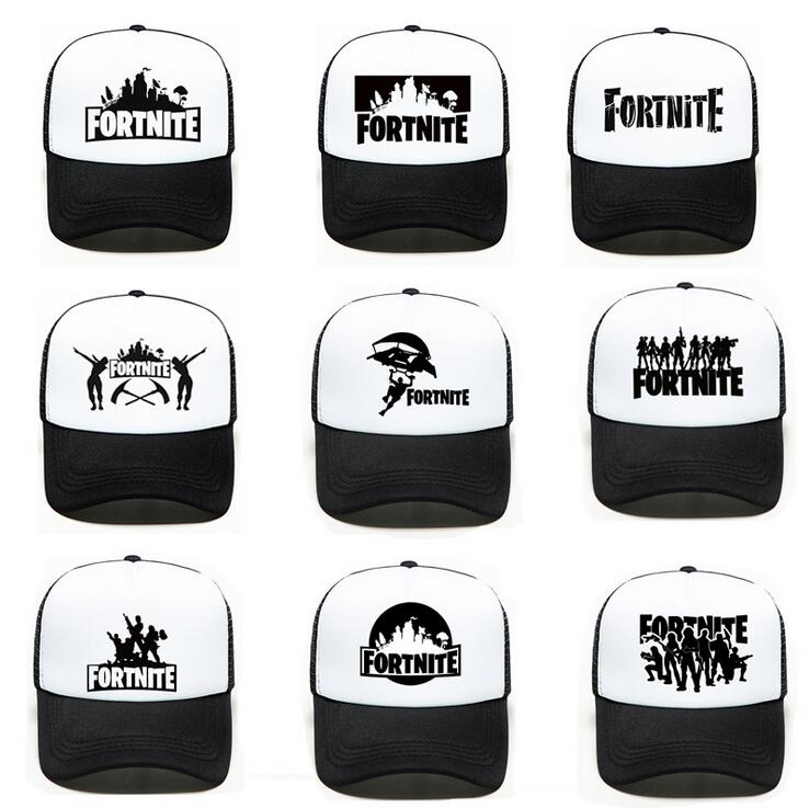 

Fortnite hats man baseball cap boys girls snapback summer Breathable bone men hip hop hat for women big kids funny caps, Blue;gray