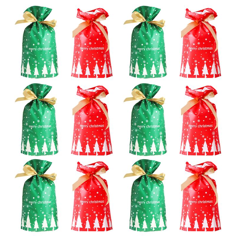 

Gift Wrap 20PCS Festive Xmas Drawstring Bag Candy Return Pouch