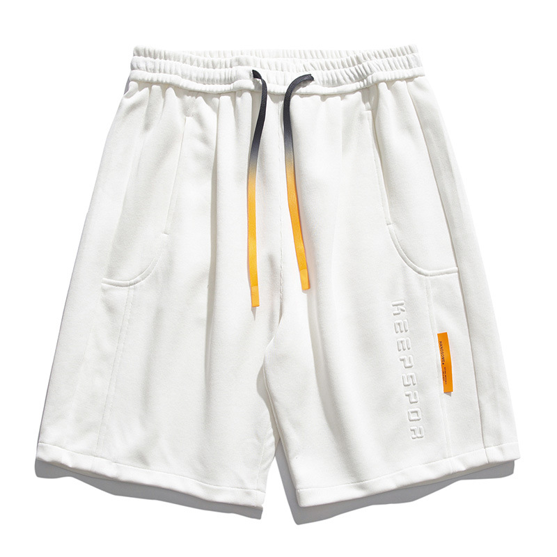 

Brand Casual Shorts For Men Bodybuilding Sports shorts Joggers Knee Length Sweatpants Summer Male Gyms training Running shorts, White;black