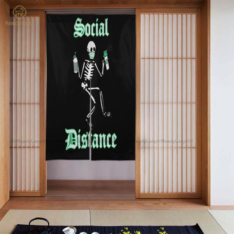 

Punk Rock Curtains Double Partition Door Curtain Colored Closet & Drapes