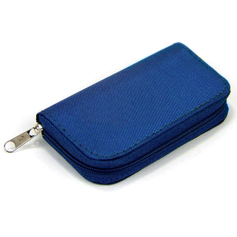 

Card Holders 22 Slots Carrying Pouch Waterproof Portable Pography Accessory Wallet Case Storage Cases Memory Holder, Black