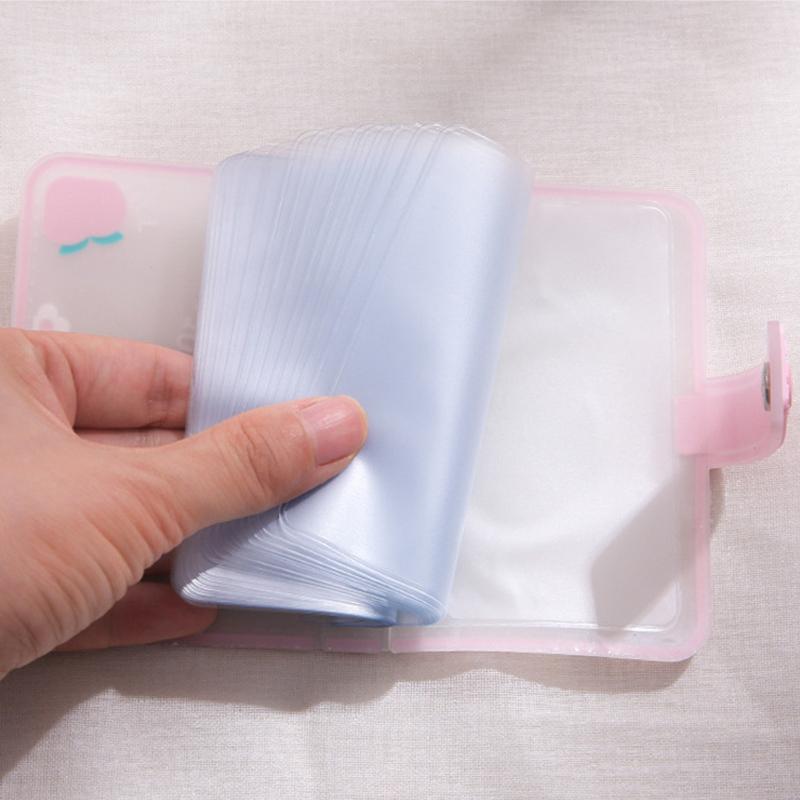 

Card Holders Cartoons Fruit 20 Slot S Holder Wallet Kawaii Business Women's Large-capacity Multi-card Bags, Random