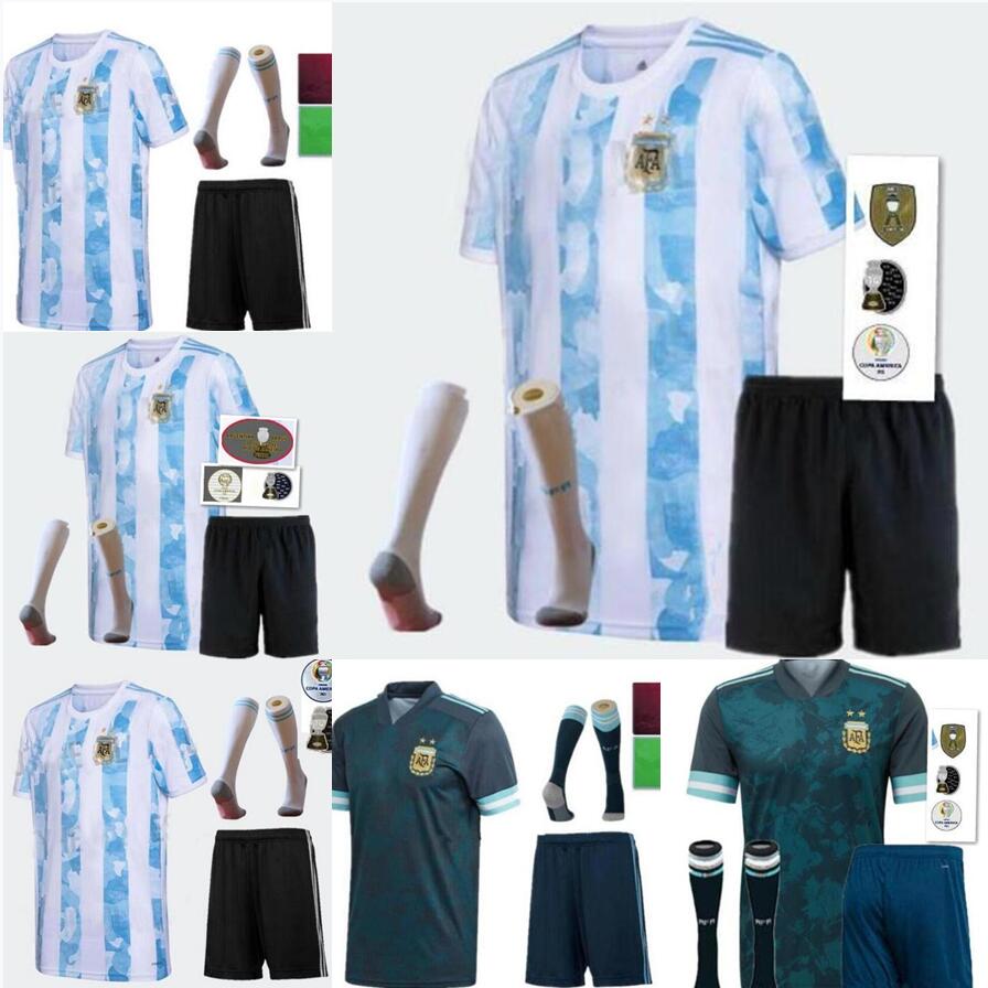 

Adult+kids kit Copa America finals 2021 ARGENTINA CONCEPT soccer jerseys DI MARIA Maradona special elements Messi independence 200 years champions football shirt, Violet